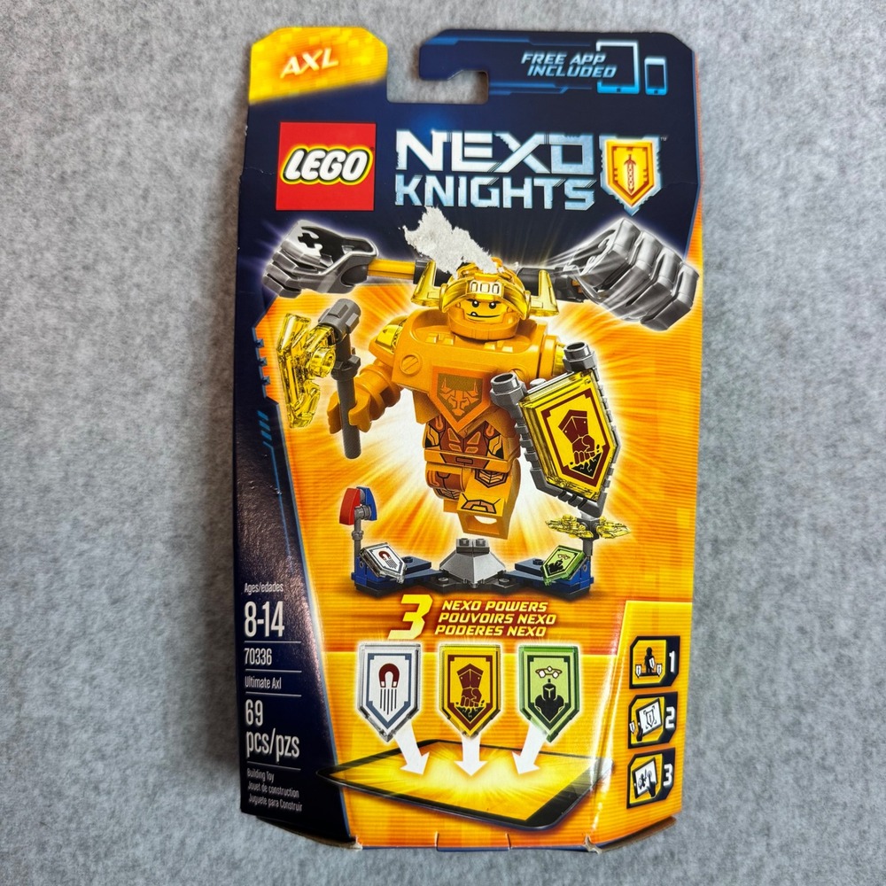 LEGO Nexo Knights Ultimate Axl 70336 Building Toy Set 69 Pieces New Sealed